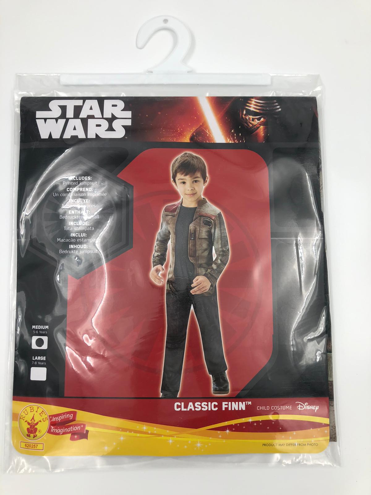 Beïnvloeden gemakkelijk ticket Star Wars VII Finn Classic - Kostuum Kind - Medium 5/6 jaar - Buitenkansje